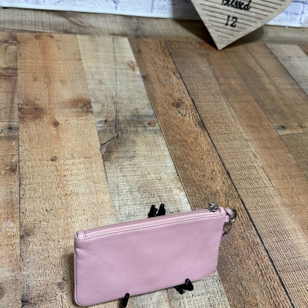 Coach RARE pink leather vintage Y2K soho wristlet clutch bag - Picture 8 of 14
